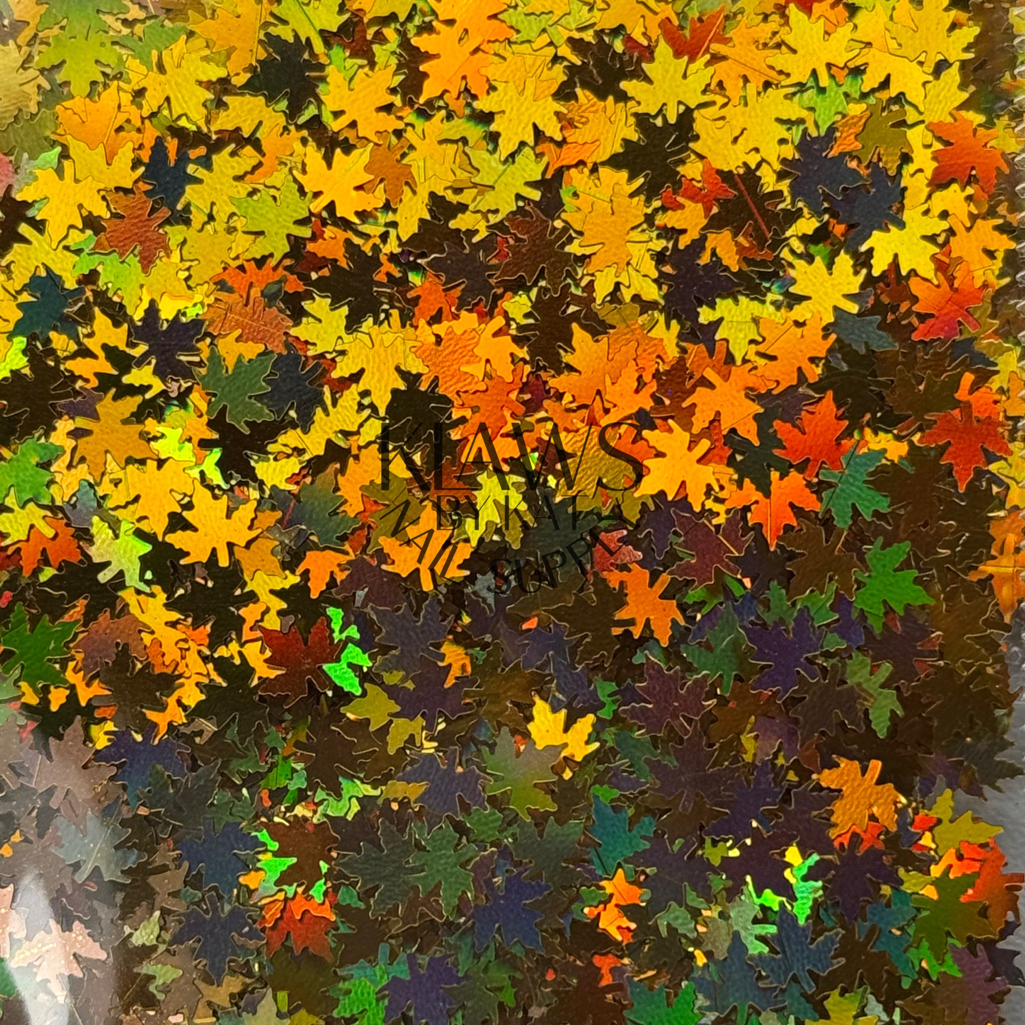 Yellow fall leaves